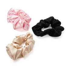 Laden Sie das Bild in den Galerie-Viewer, Blissy Haar-Scrunchies - Schwarz, Gold, Pink
